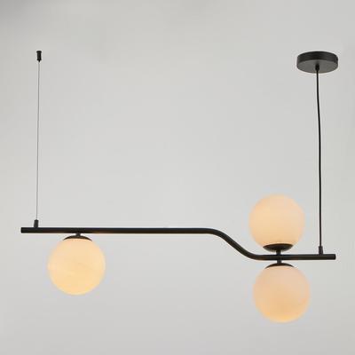 Светильник BayerLux «Пузырь матовый» 3хE14 40 Вт черный 80×15×120 см