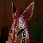 Маска "Зебра" дерево 50х15х7 см - фото 24522646