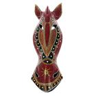 Маска "Зебра" дерево 50х15х7 см - фото 24522648