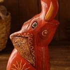 Сувенир «Слон красный», 7×11×40 см, дерево - Фото 3