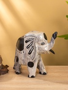 Сувенир "Слоник на прогулке" дерево 11х25х25 см - фото 809170860