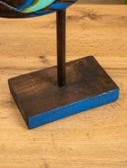 Сувенир "Рыба синяя" дерево, на подставке 25х7х33 см - фото 809297732