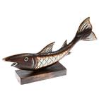 Сувенир "Акула" дерево, на подставке 50х12х18 см - фото 24196212