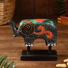 Сувенир 'Слоник батик' дерево, на подставке 7х20х18 см - фото 807497366