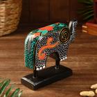 Сувенир 'Слоник батик' дерево, на подставке 7х20х18 см - фото 807497367