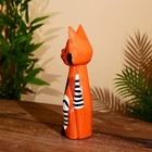 Сувенир "Кошка полосатая" дерево 8х7х30 см - фото 24616262