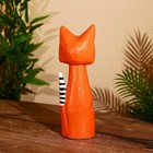 Сувенир "Кошка полосатая" дерево 8х7х30 см - фото 24616263