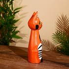 Сувенир "Кошка полосатая" дерево 8х7х30 см - фото 24616264