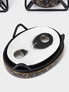 Аксессуары для ванной SAVANNA «Геометрика», 3 предмета, мыльница, дозатор для мыла 290 мл, стакан, чёрные - Фото 6