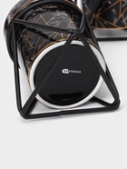 Аксессуары для ванной SAVANNA «Геометрика», 3 предмета, мыльница, дозатор для мыла 290 мл, стакан, чёрные - Фото 7