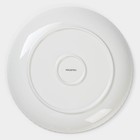 Тарелка фарфоровая обеденная Magistro «Лакомка», d=30 см, цвет белый - Фото 4