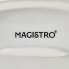 Блюдо фарфоровое овальное Magistro «Лакомка», 20×13,5×1,5 см, цвет белый - фото 4325908