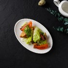 Блюдо овальное Magistro «Лакомка», 20×13.5×1.5 см, фарфор, цвет белый - Фото 6