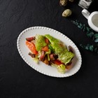 Блюдо овальное Magistro «Лакомка», 25×16×1.5 см, фарфор, цвет белый - Фото 6