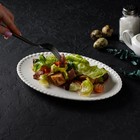 Блюдо фарфоровое овальное Magistro «Лакомка», 25×16×1,5 см, цвет белый - Фото 7