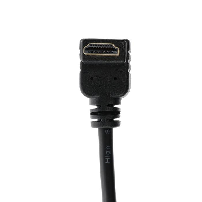 Кабель HDMI Cablexpert, HDMI(m)-HDMI(m), вер.1.4, 3 м, 19M/19M, угловой, черный - фото 1905795503