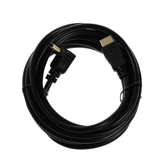 Кабель HDMI Cablexpert, HDMI(m)-HDMI(m), вер.1.4, 3 м, 19M/19M, угловой, черный - фото 1905795504