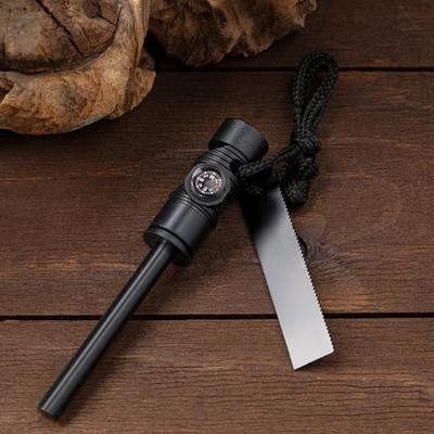 Огниво туристическое «Искра», 12×2 см, брелок, с компасом