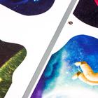 Наклейка пластик интерьерная цветная "Красота вселенной" 30х90 см набор 2 листа - фото 61011102