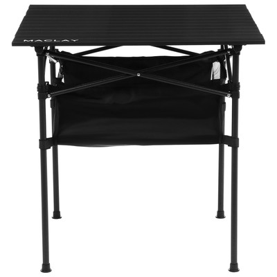 Стол туристический Maclay, 70×70×70 см, с органайзером, чёрный