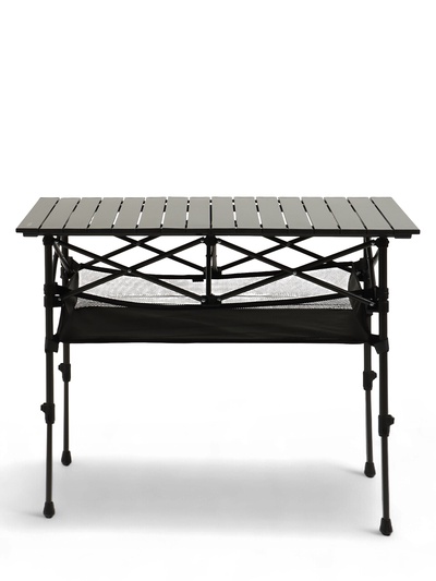Стол туристический Maclay, 95×55×50/74 см, с органайзером, чёрный