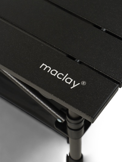 Стол туристический Maclay, 95×55×50/74 см, с органайзером, чёрный