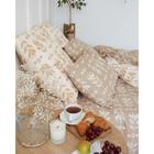 Постельное бельё евро «Этель» Hygge (вид 1), бязь  (артикул 6771615)  большой выбор товаров оптом и в розницу по низким ценам с доставкой