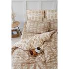 Постельное бельё евро «Этель» Hygge (вид 1), бязь  (артикул 6771615)  большой выбор товаров оптом и в розницу по низким ценам с доставкой