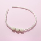 Ободок для волос «Космос внутри тебя» жемчужный - Фото 3