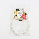 Ободок для волос «Красота в каждой детали» жемчужный - Фото 4