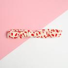 Повязка женская KAFTAN "Принт" молочный/оранжевый, 20х5 см - фото 26598786