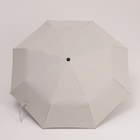 Зонт автоматический «Однотонный», 3 сложения, 8 спиц, R = 48/55 см, D = 110 см, цвет МИКС - фото 11831690