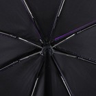 Зонт автоматический «Однотонный», 3 сложения, 8 спиц, R = 48 см, цвет МИКС - фото 9194111