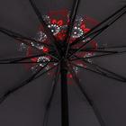 Зонт механический «Орнамент», ветроустойчивый, прорезиненная ручка, 4 сложения, 10 спиц, R = 60 см, цвет МИКС - Фото 3
