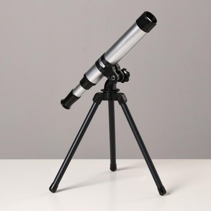 Телескоп настольный 30 кратного увеличения, серый - Фото 1