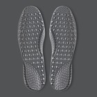 Стельки для обуви, универсальные, массажные, силиконовые, 39-44 р-р, пара, цвет прозрачный - Фото 2