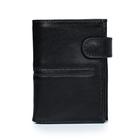 Кошелек нат.кожа, ЧЕРНЫЙ - Фото 1