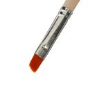 Кисть для рисования, синтетика наклонная №8 Calligrata (d-8 мм ; L-7/9 мм), ручка дерево - Фото 2