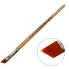 Кисть для рисования, синтетика, № 10, Calligrata, плоская, скошенная, деревянная ручка - фото 65323630