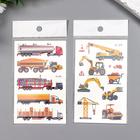 Татуировка на тело цветная "Строительная техника" МИКС 12х7,5 см (комплект 6 шт) - фото 21282354