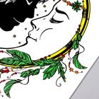 Наклейка пластик интерьерная цветная "День и ночь" 29х29 см - фото 805810943