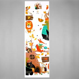 Наклейка интерьерная цветная «Чаепитие в лесу», 30×90 см