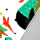 Наклейка интерьерная цветная «Чаепитие в лесу», 30×90 см - фото 60792724