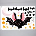 Наклейка пластик интерьерная цветная "Летучие мыши" 40х60 см - фото 809439238