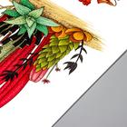 Наклейка пластик интерьерная цветная "Суккуленты в пустыне" 60х90 см - фото 804515870