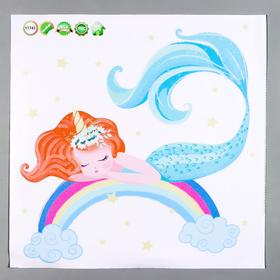 Наклейка пластик интерьерная цветная 