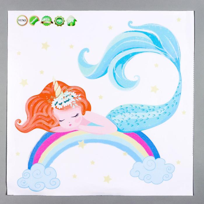 Наклейка пластик интерьерная цветная 