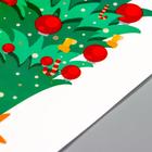 Наклейка интерьерная цветная «Снеговик и ёлочка», 20×30 см - фото 60792726