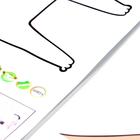 Наклейка пластик интерьерная цветная "Котята на веревочке" 25х35 см набор 4 листа - Фото 2