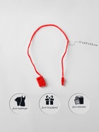 Биркодержатели веревочные с пластиковой пломбой, 1000 шт. красные - Фото 3